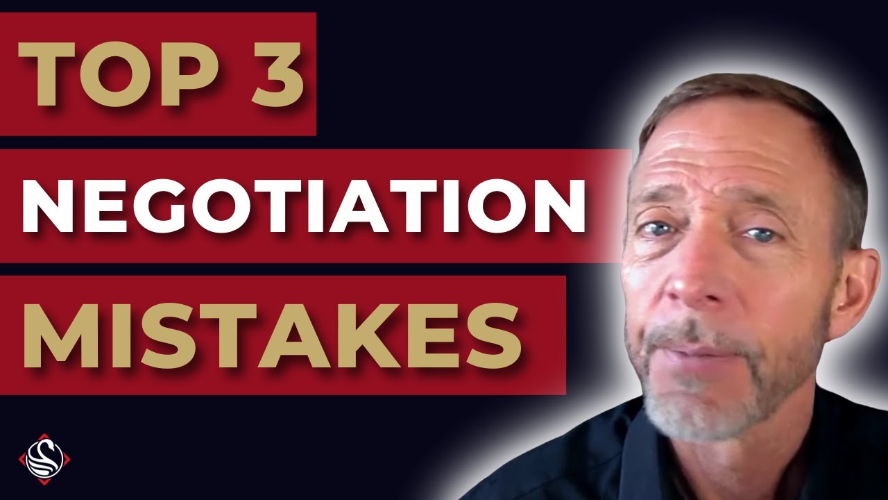 3 Negotiation Mistakes That Are Hurting Your Deals | Chris Voss