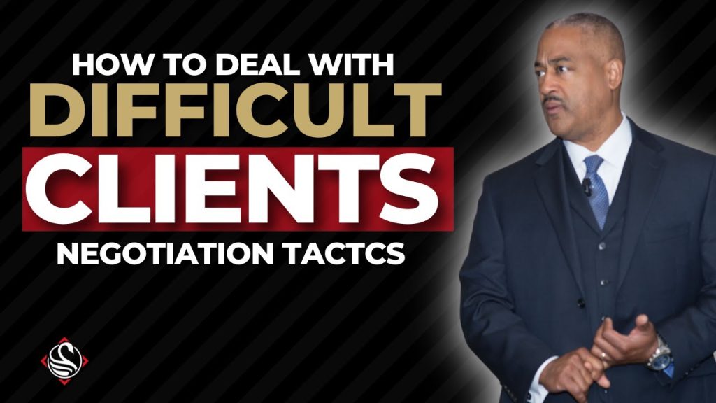 Respond to Assertive Clients Using THIS Negotiation Tactic | Derek Gaunt