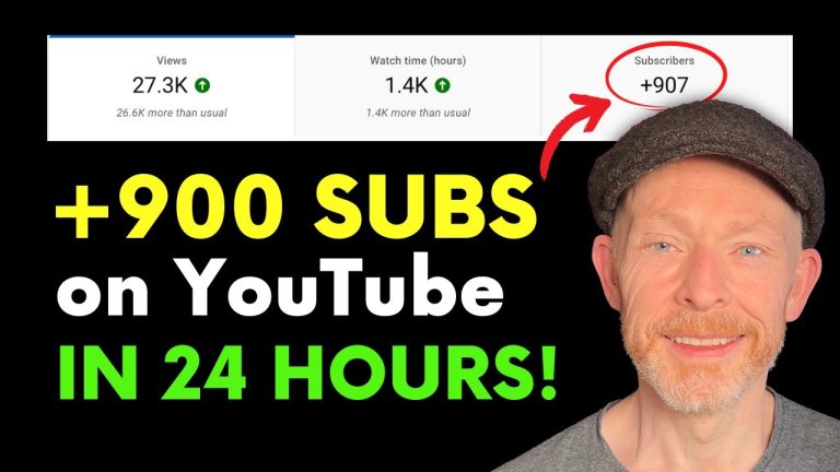 Free YouTube Subscribers: Gain 900 REAL SUBSCRIBERS in 24 Hours?
