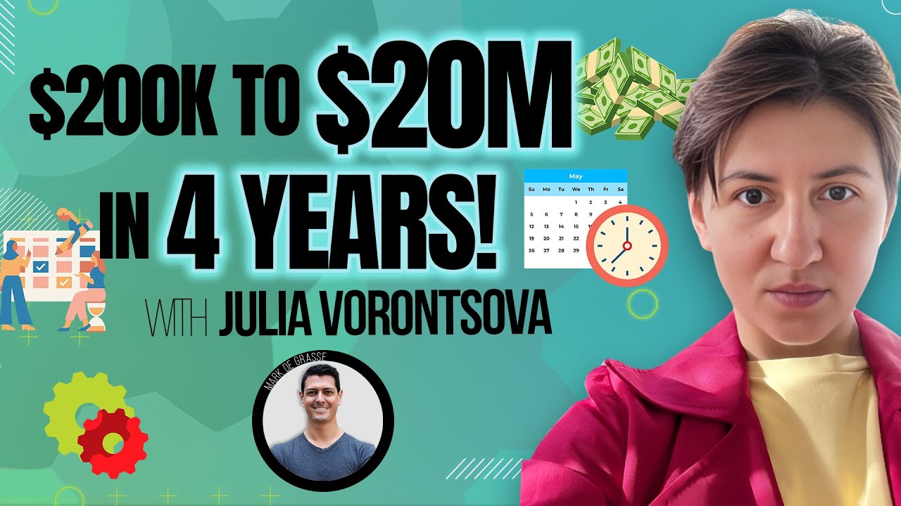 How a 25-Year-Old B2B SaaS Scaled from 0K to M in 4 Years with Julia Vorontsova