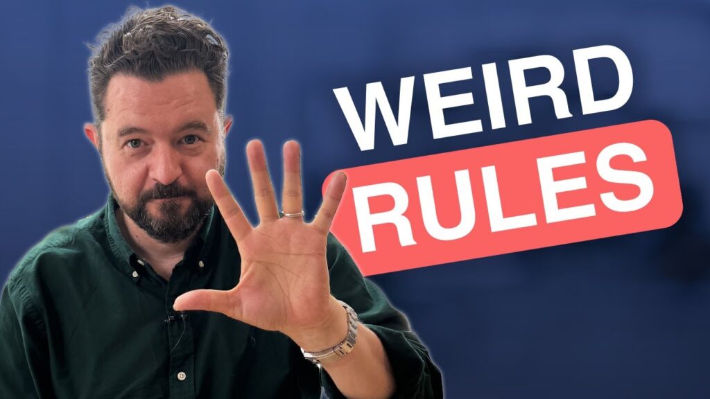 5 Weird Rules I follow to Grow My Business