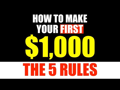 Make Your First ,000 on Clickbank FAST | The 5 Affiliate Marketing Rules | Make Money Online 2021