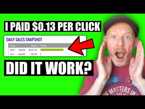 I Paid 13 Cents a Click for 600+ Visitors – DID IT WORK??? Clickbank Affiliate Marketing Tutorial