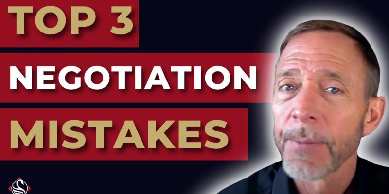 3 Negotiation Mistakes That Are Hurting Your Deals | Chris Voss