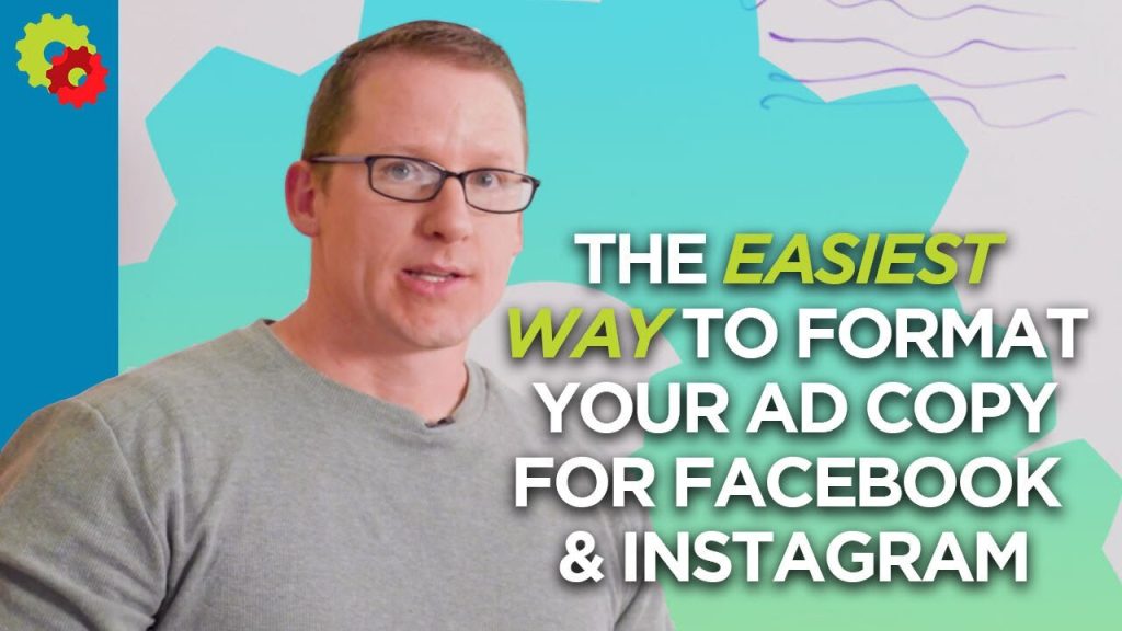 How should you structure your ad copy for Facebook and Instagram?