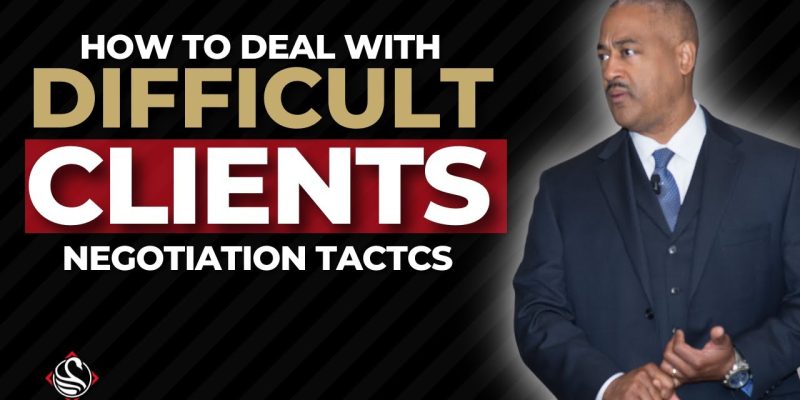 Respond to Assertive Clients Using THIS Negotiation Tactic | Derek Gaunt