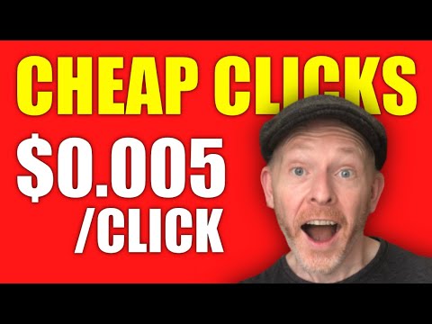 CHEAP CLICKS Affiliate Marketing Method To Make ,000/Week