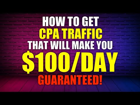 How To Get Traffic For CPA Offers & Make 0+/DAY (CPA MARKETING FOR BEGINNERS!)