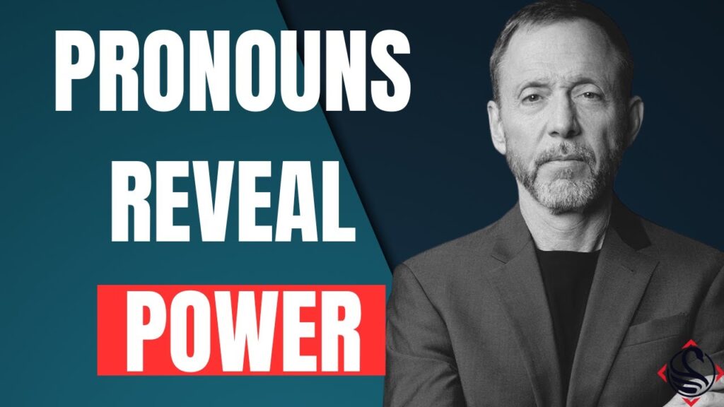 How a Person Uses Pronouns Reveals Their Status!! How a Person Uses Pronouns Reveals Their Status!!